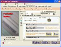 Ein Screenshot unserer Formular Drucker Software zum Formulare einscannen und Formulare ausfüllen und Formulare bedrucken