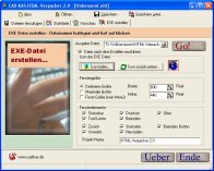 Screenshot von HTML-Verpacker 2.0 - EXE Dateien aus HTML.